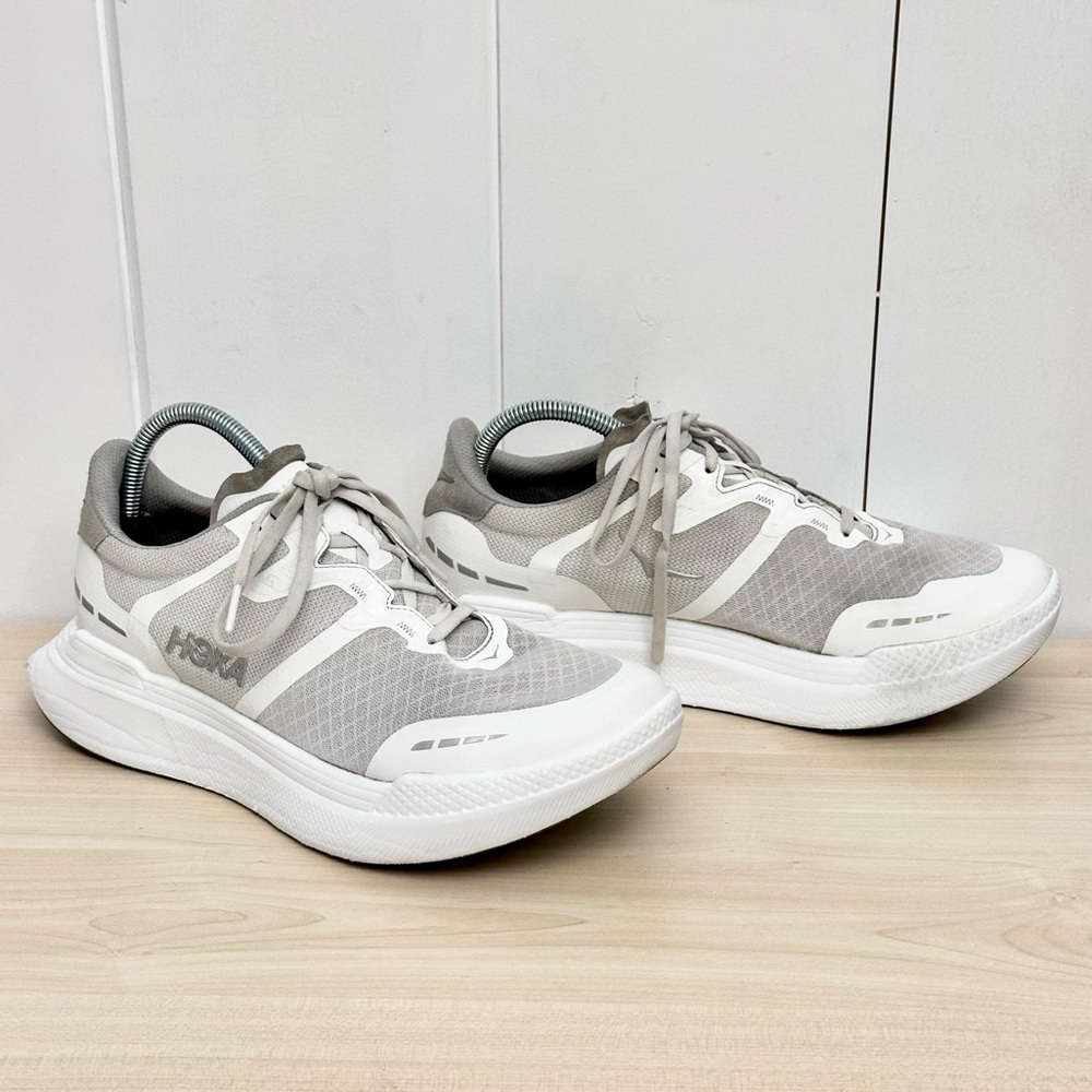 Hoka Unisex Hoka Transport X Shoes In White/White Size W10 / M9